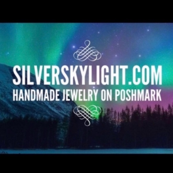 Handmade maille choker necklace black obsidian arrow charm boho goth gemstones - Picture 13 of 13